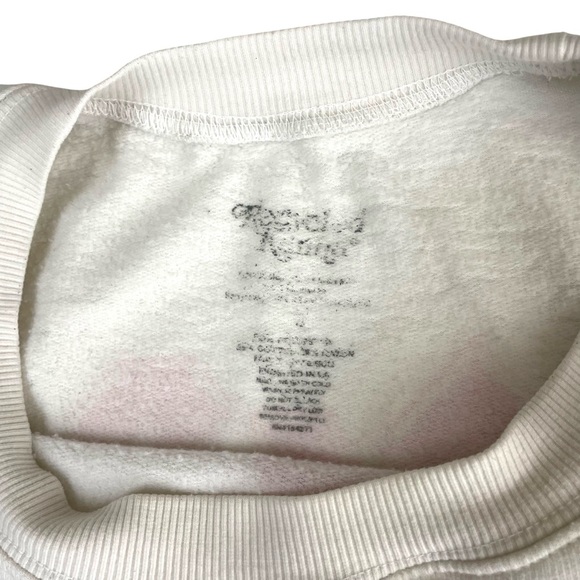 Recycled Karma AC/DC Pink Bolt Rock Out Sweatshirt - Picture 9 of 13